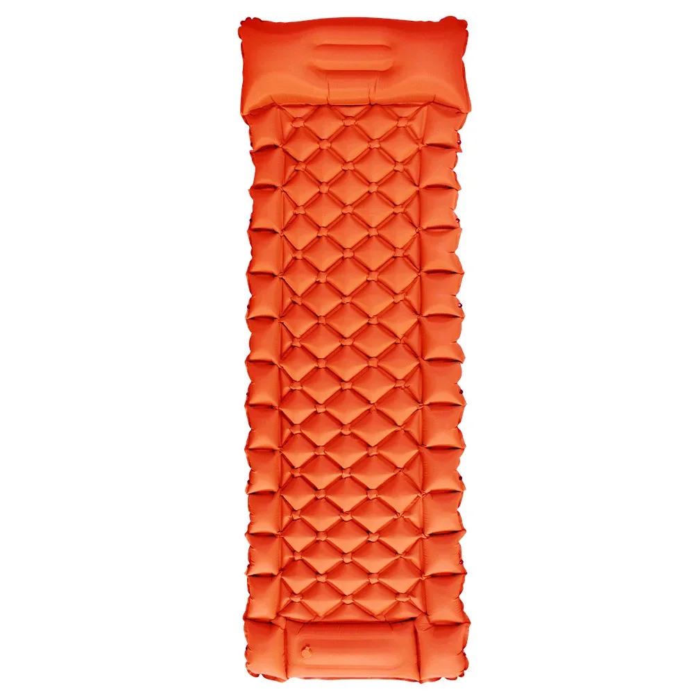 Products Outdoor Inflatable Mattress Portable Picnic Camping Inflatable Mat TPU Patchwork Foot Inflatable Single Mattress