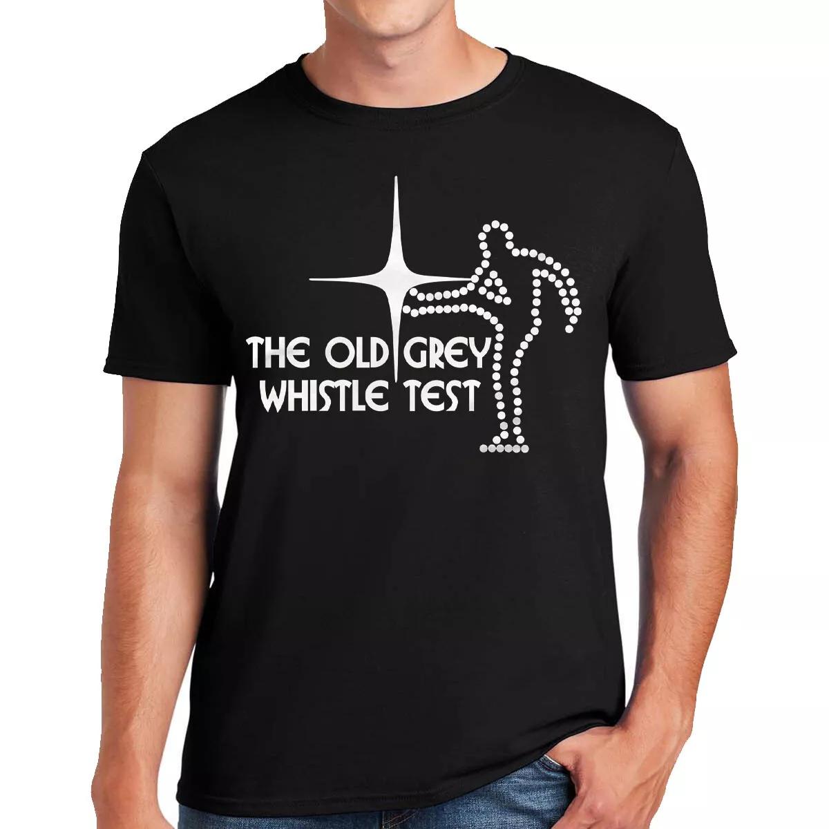 New The Old Grey Whistle Test Men s T-Shirt Pop Retro Rock Metal Band Music Tee S чёрный