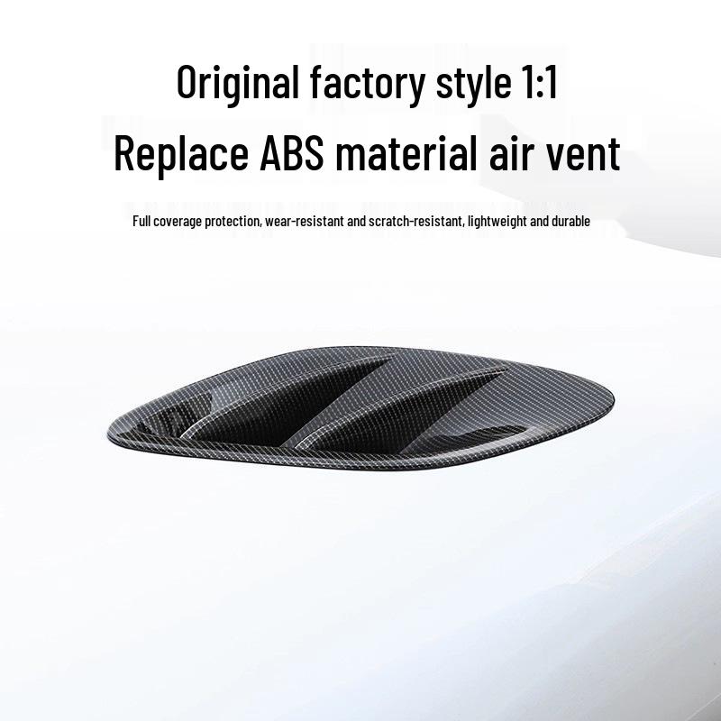 Carbon Fiber Air Inlet Frame for Xiaomi YU7 Front Hood Vent