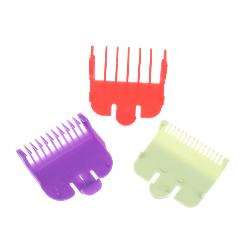 2/3Pcs Hair Clipper Limit Comb Guide Limit Comb Trimmer Guards Attachment Universal Colorful