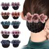 Primer Rose Spring Clip Bun Cover Hair Net Hair Bun Bow Crochet Snood Hair Accessories Hair Net