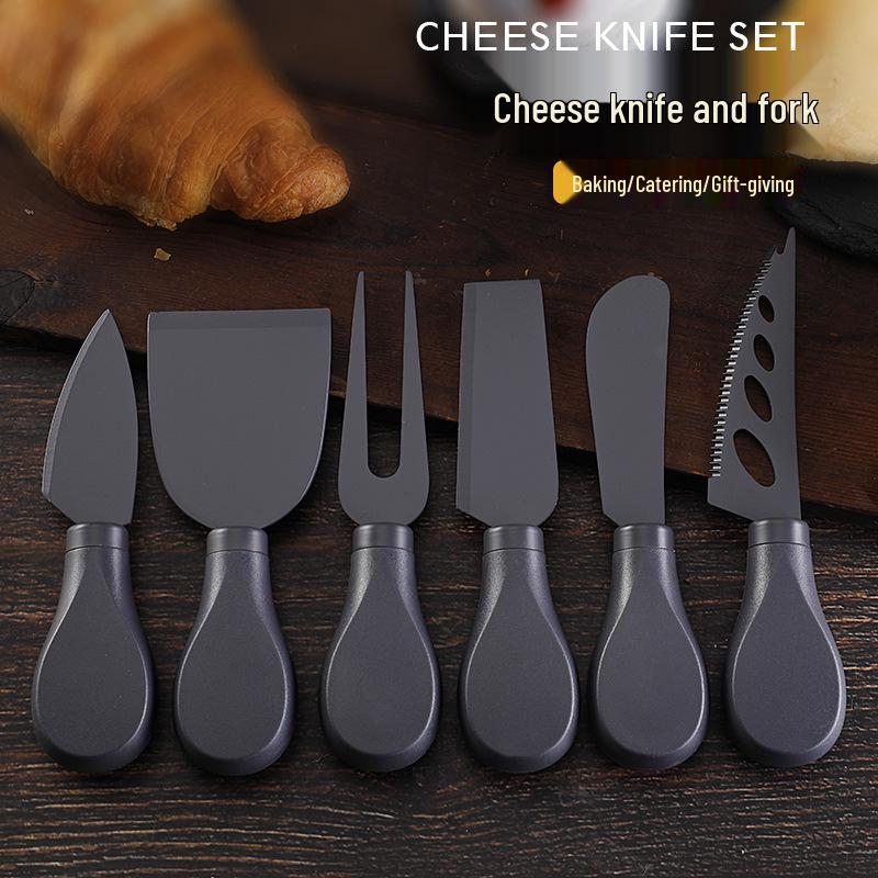 ABS Handle Non-stick Cheese Knife & Slicer Stainless Steel Cutlery Set
