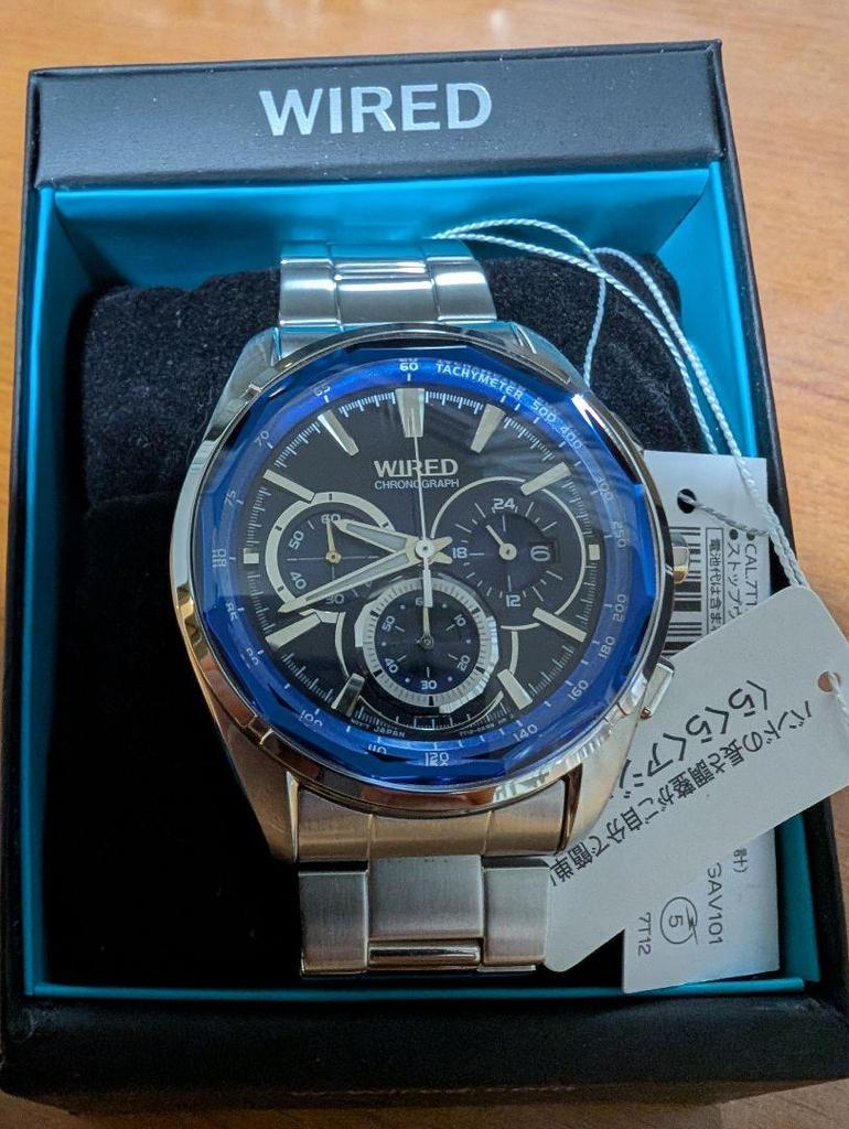 [USED] SEIKO WIRED Quartz Watch Blue/Black