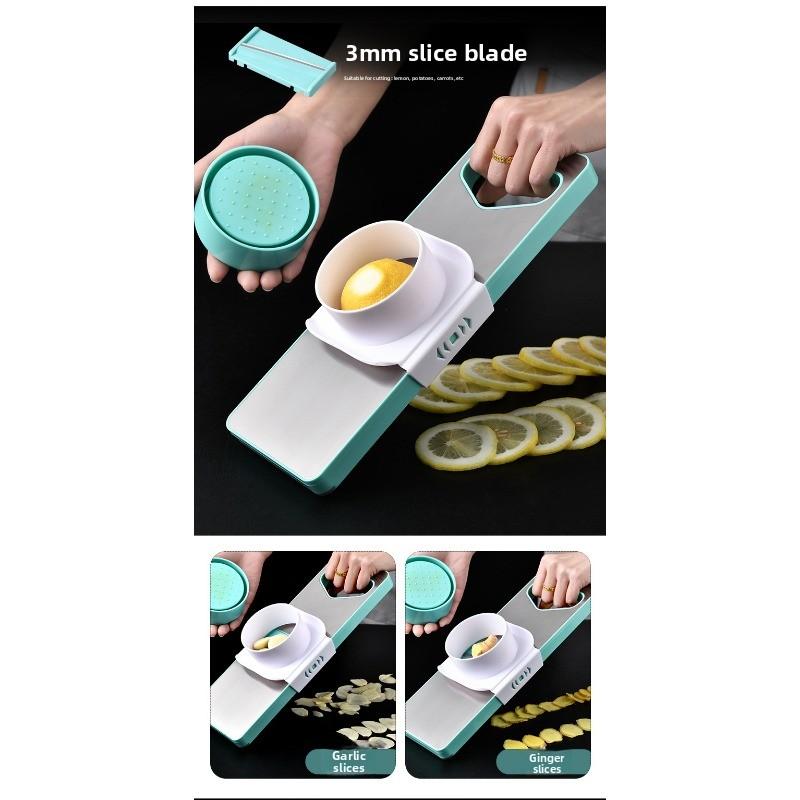 Household Potato Slicer Stainless Steel Vegetable Slicer Kitchen Vegetable Slicer Radish Slicer and Grater