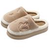 Autumn and Winter Cotton Slippers New Indoor Home Warm Plush Slippers Thick-soled Non-slip Household Cotton Shoes