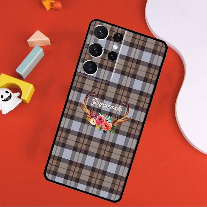 

Outlander Fraser Tartan Phone Case For Samsung Galaxy S25 Ultra S24 Ultra S9 S10 S20 S21 S22 S24 Plus S23 FE Cover Galaxy S23 Plus