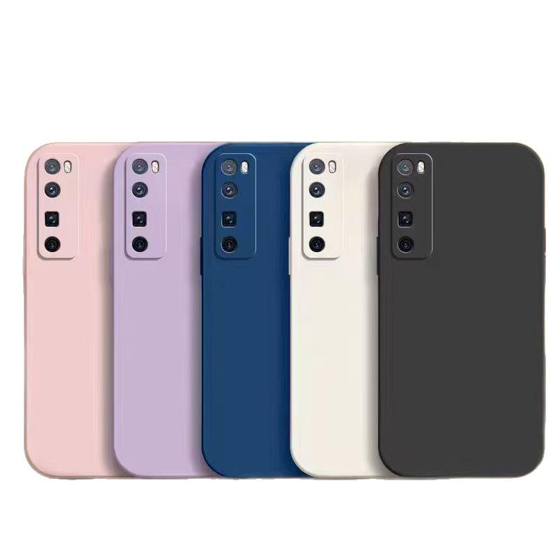 Huawei nova7 Pro Liquid Silicone Case - Full Coverage, Anti-drop, Solid Color, Skin-friendly Protective Cover