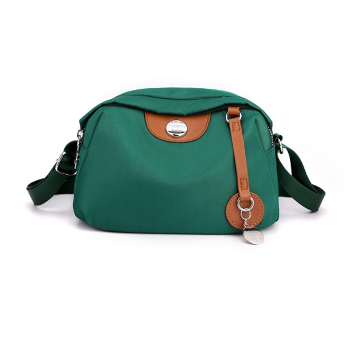 

Green Oxford cloth senior crossbody lightweight fashi all fashi fashi solid color shoulder bag a pack зелёный