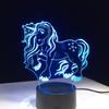 Factory Dropshipping ODM Rechargeable Touch Switch Dog Arylic Panel Box Table Night Lamp  16 Colors Change 3D LED Light
