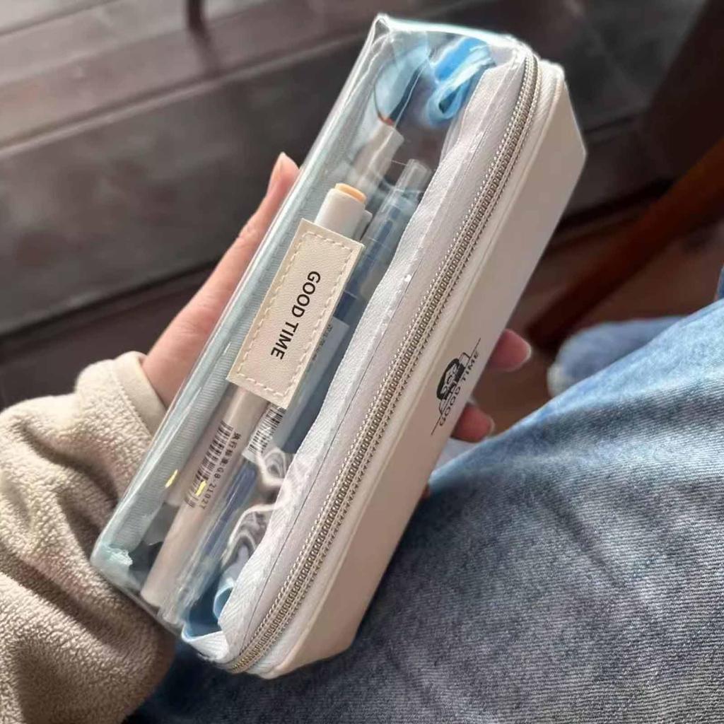 Tianying Pencil Large Cosmetics Simple and Gift for High School Middle School College Elementary School and Kids Case, Multifunctional, Capacity,