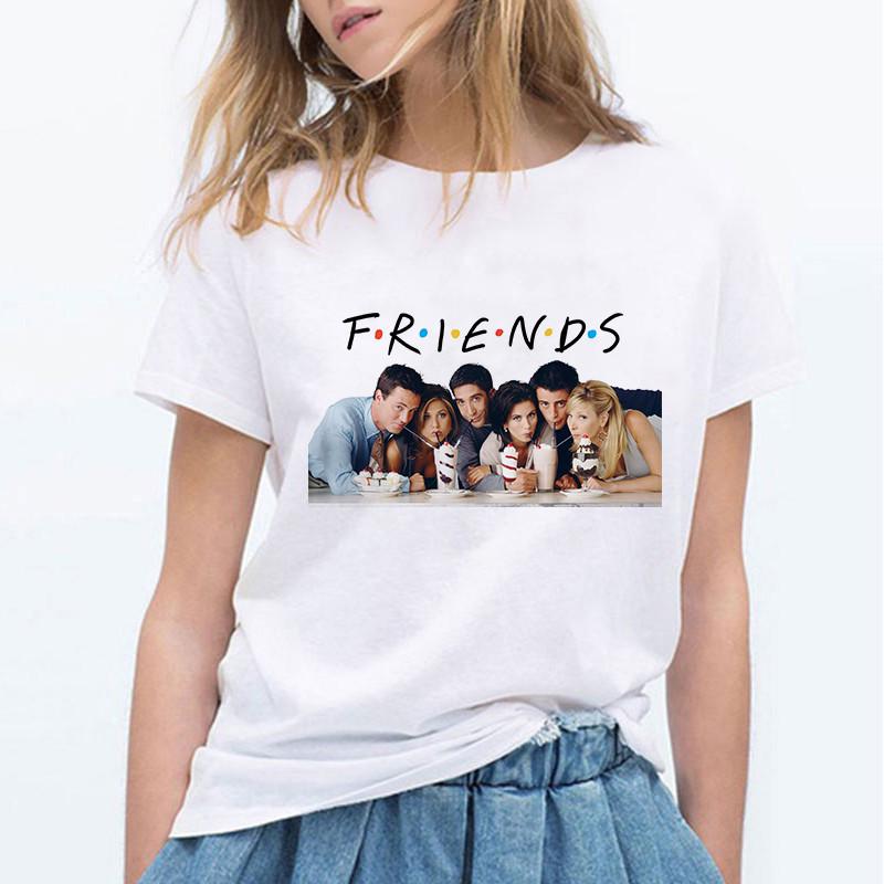Friend Tv Show Women Femme Clothes T Shirt Female T Shirt T Shirt Top Tee Shirts