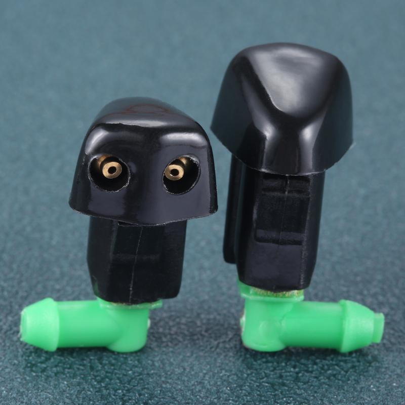 2Pcs Car Windshield Washer Nozzles Car Windshield Washer 2-holes Nozzles For Honda Accord 1998-2002 S84 C02 Car Accessories
