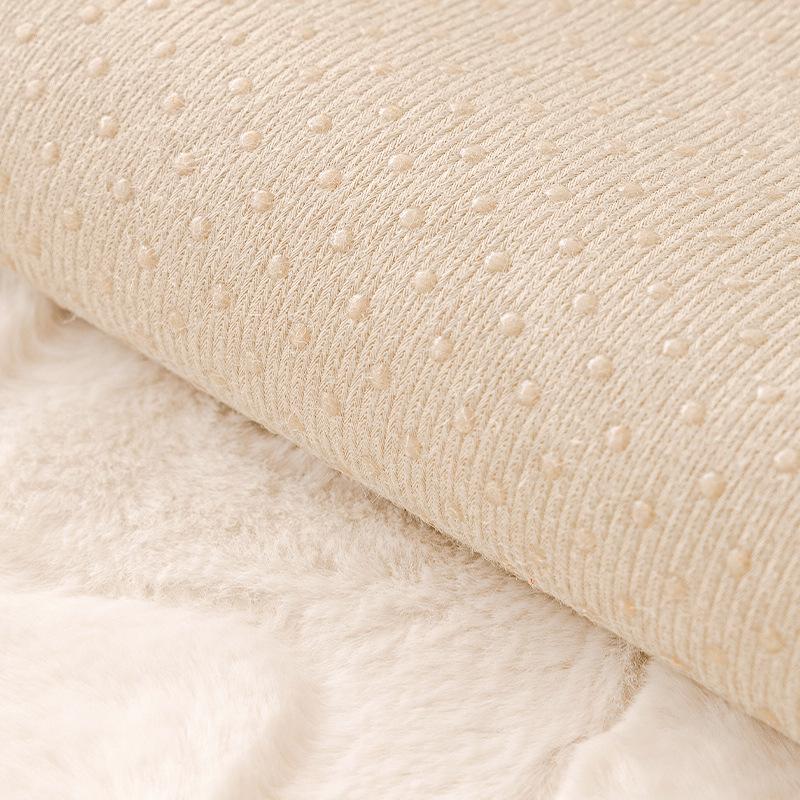 Pernă de canapea în stil crem franțuzesc Husă de canapea anti-alunecare de pluș de toamnă și iarnă