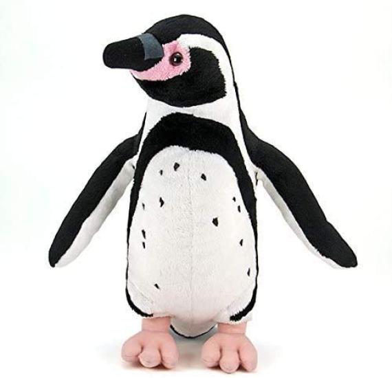Carolata Humboldt Penguin Plush Toy Realistic Penguin Animal Toy Doll Gift Present Birthday Christmas Present (Standing, Parent/Soft Touch) (Twice