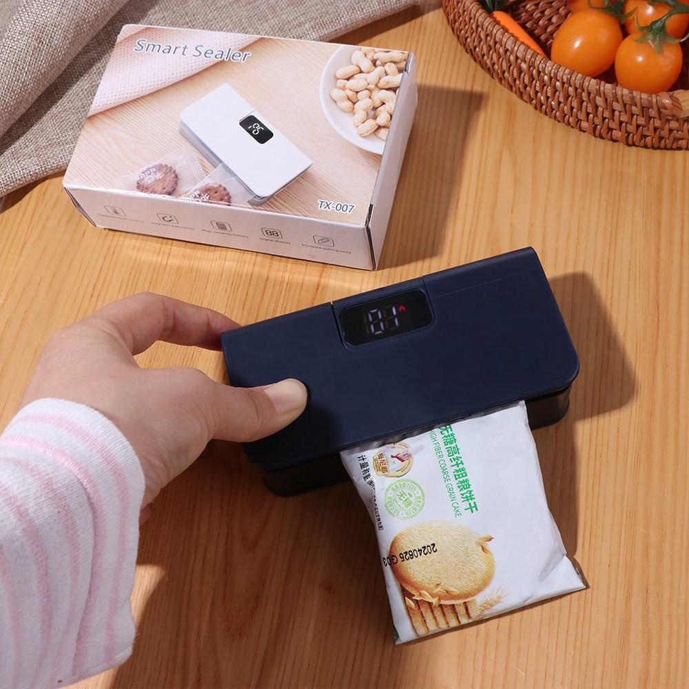 Bottom Magnet Plastic Bags Sealer Handheld Sealing Clip Heat Bag Sealing Machine Food Storage
