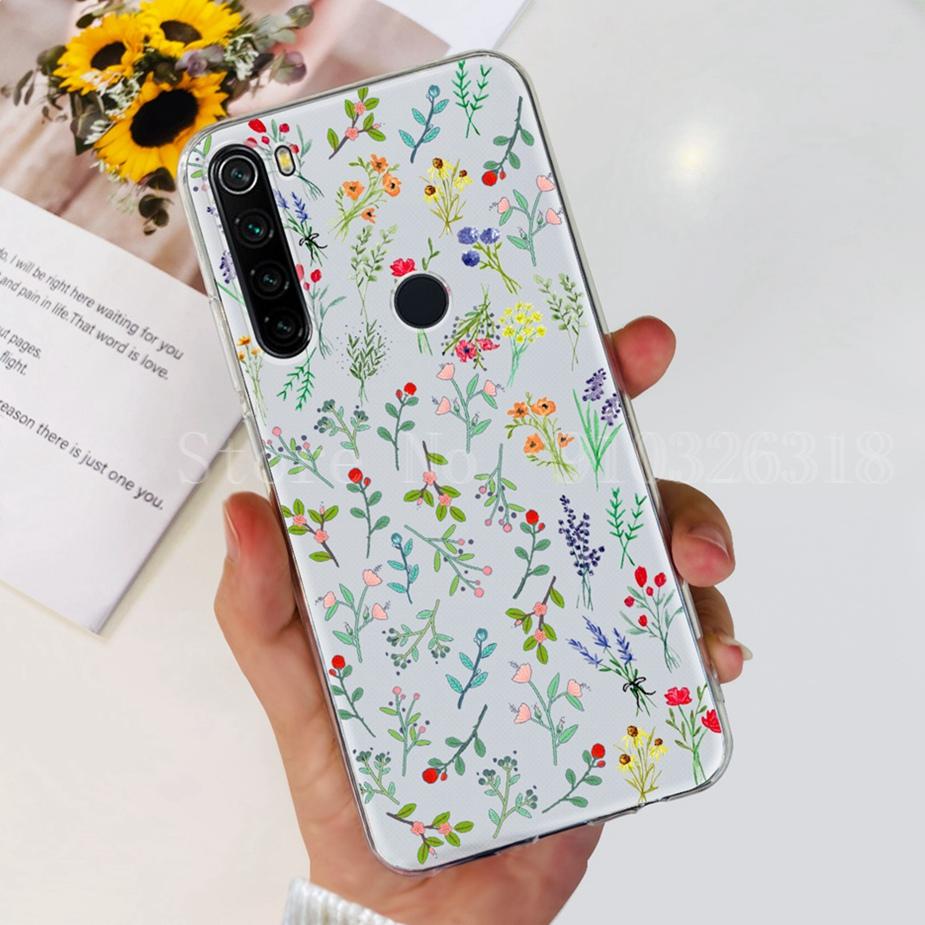 For Xiaomi Redmi Note 8 Case Redmi Note 8T Clear Silicone Soft Slim Phone Case For Xiaomi Redmi Note 8 Pro Note8 Back Cover Capa