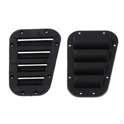 1 Pair 1:10 Intake Side Grille Louvers -4 RC Car Body Shell Accesssories