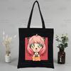 Spy X Family Anime Canvas Tote Bag - Harajuku Style Shoulder Bag for Students & Shopping