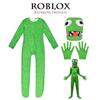 Green Friends Rainbow Cosplay Costume Kids Halloween Fancy Dress Party