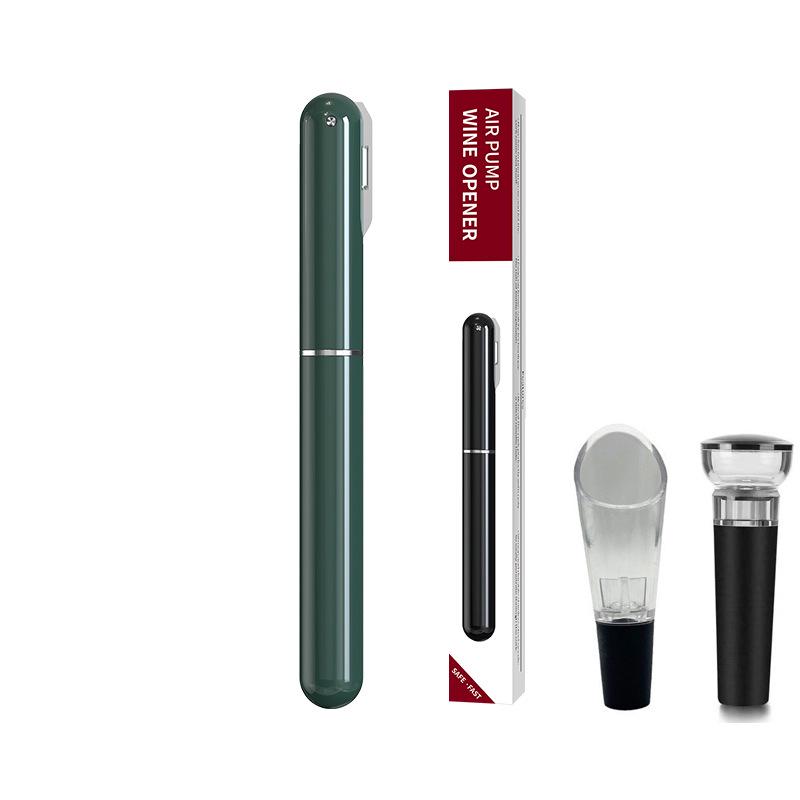 Pneumatic Needle Wine Bottle Opener: Pen-Shaped Manual Opener for Red Wine.