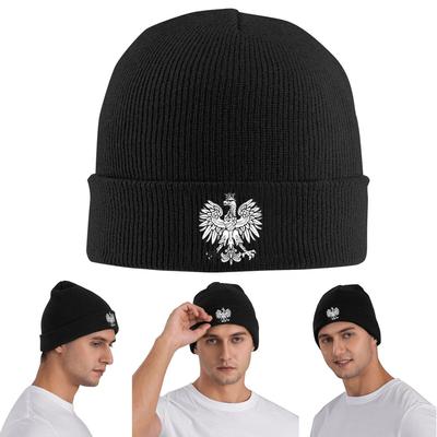 Polska Polski Orzeł Ciepła Czapka Zimowa Dzianinowa Czapka Beanie Czapki Zimowe Czapki Hip Hop dla Unisex