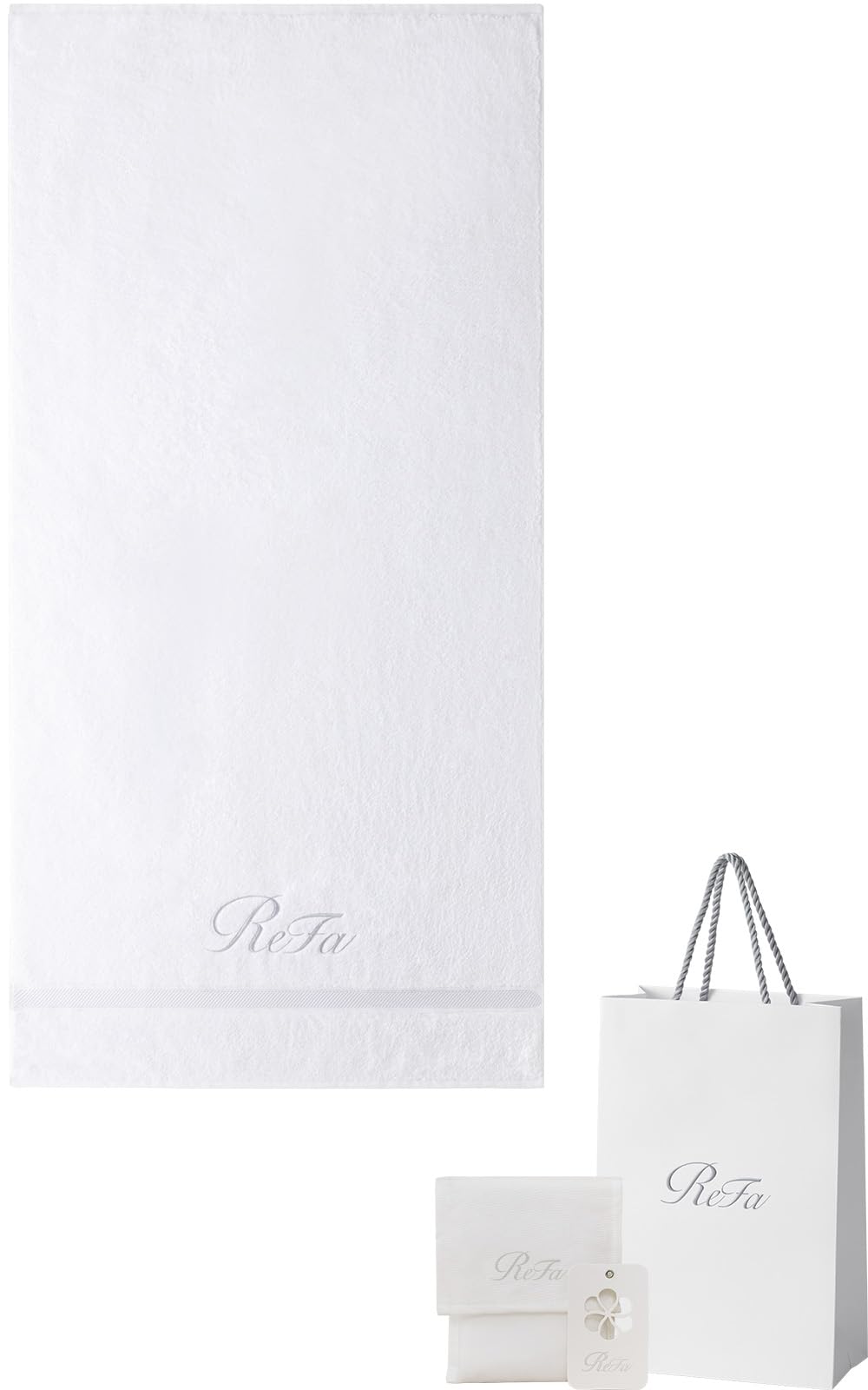 

Store ReFa Bath Towel with Shopping Bag [Official Exclusive] (White) белый