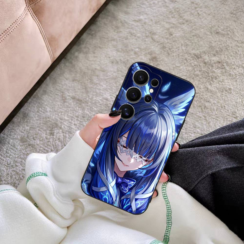 Genshin Impact Columbina Phone Case For Samsung S 20 21 22 23 lite plus ultra Clear Mobile Cover Funda