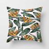 Fashion Tropical Plant Polyester Pillow Case Office Fabric Sofa Cushion Cover Home Polyester Pillow Case