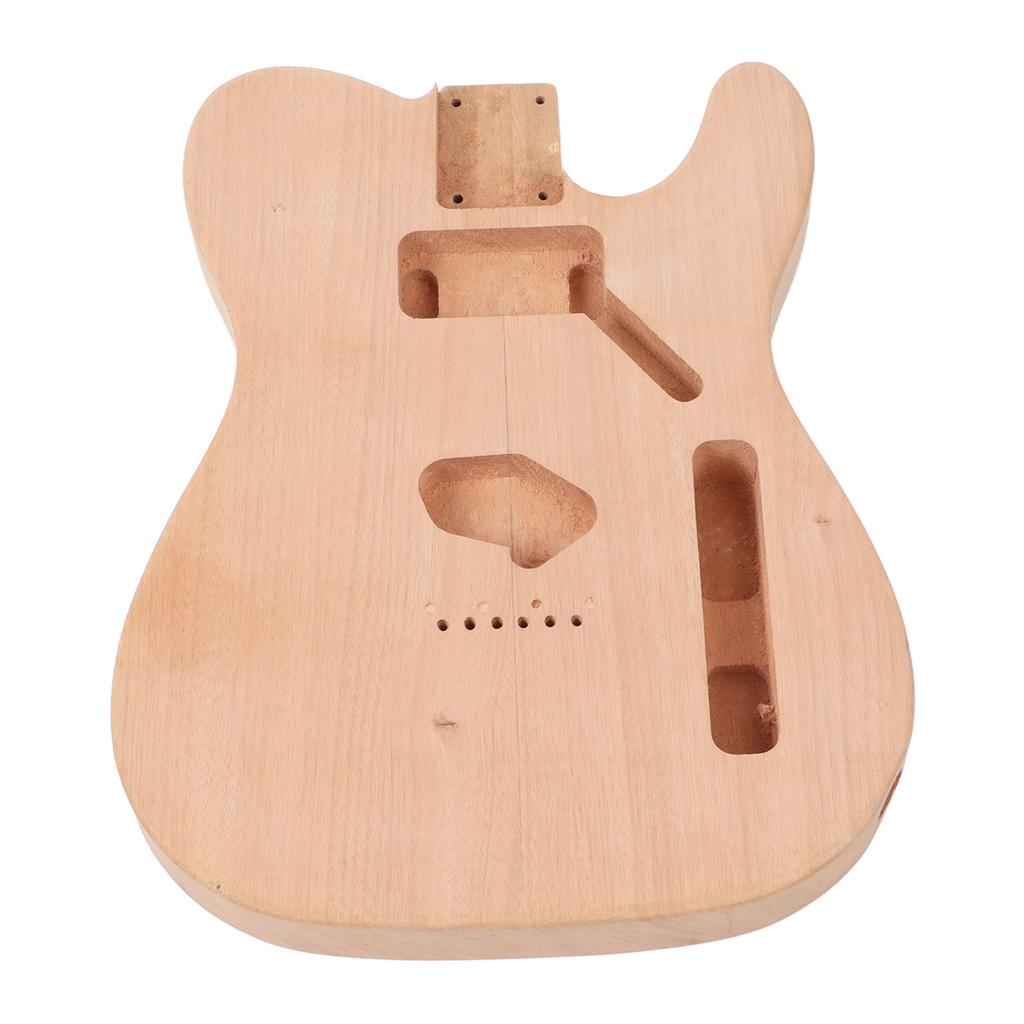 Unlackierter E-Gitarrenkorpus Mahagoni DIY Professioneller E-Gitarrenkörper Ersatzrohling GSB11