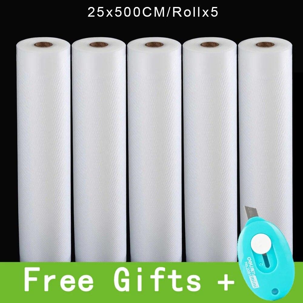 Household Food Vacuum Packing Bag For Vacuum Sealer Vacuum Storage Bags Food Fresh Long Keeping 12/15/20/25/28cm*500cm