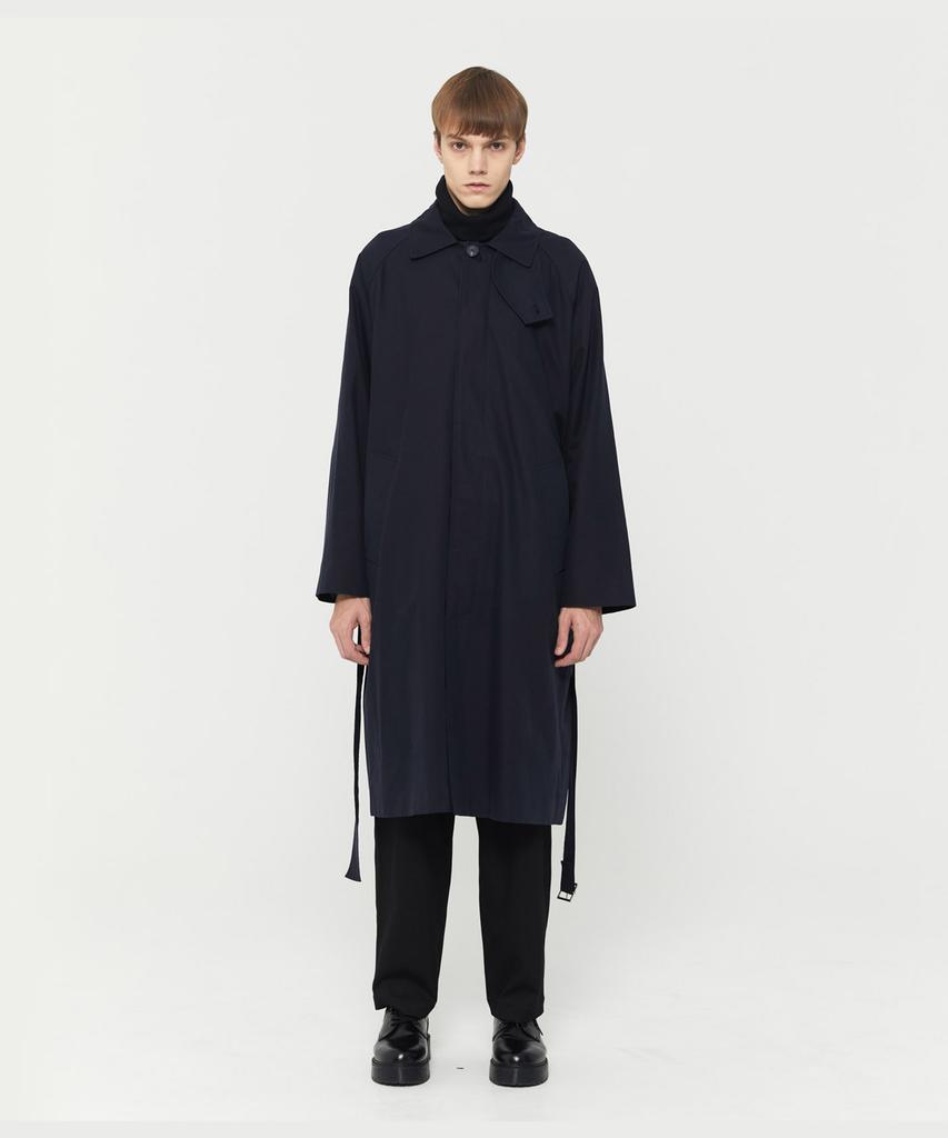 Nodicoma Studio Single Trench Coat Navy