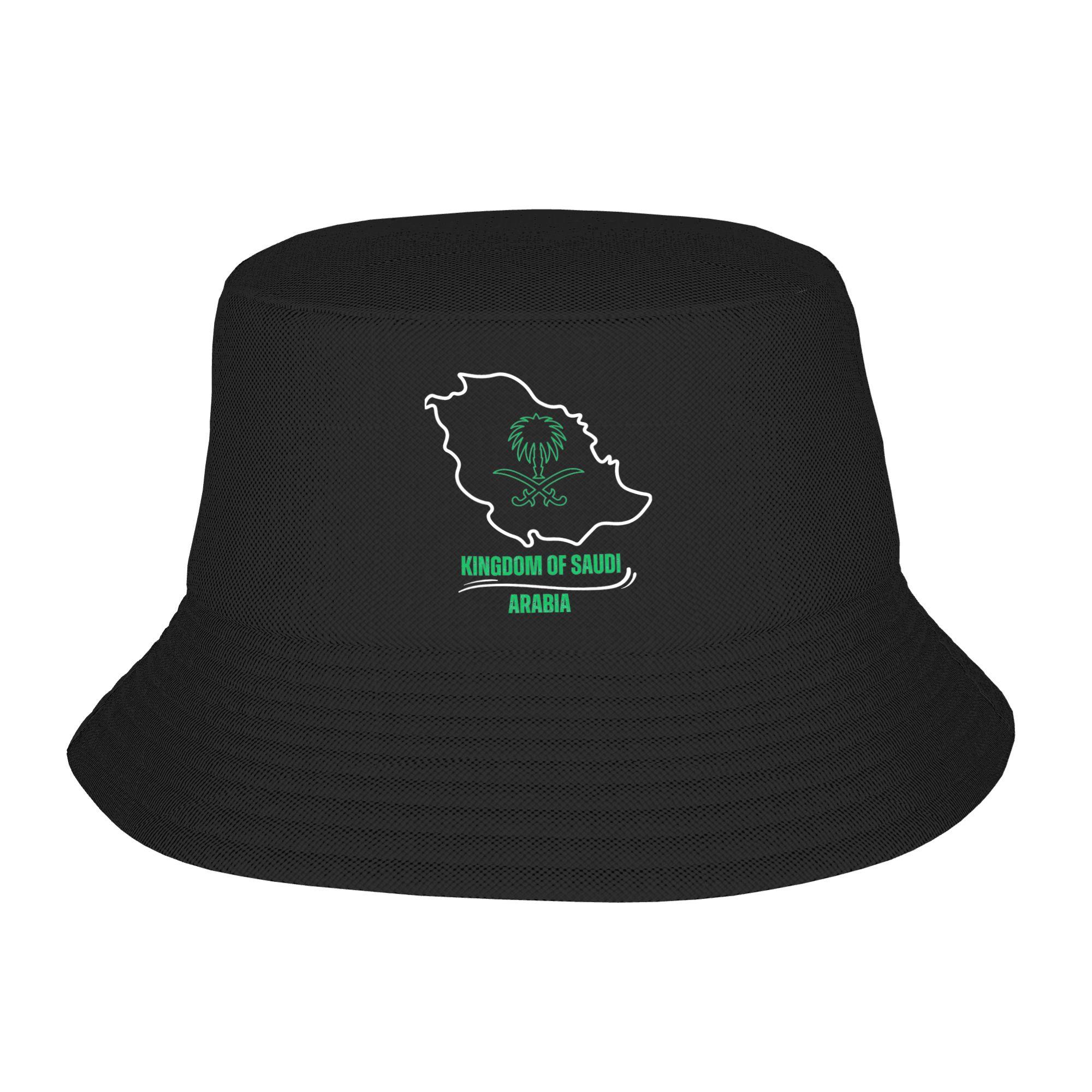 Travel Headwear Kingdom of Saudi Arabia Accessories Bucket Hats Harajuku Unisex Saudi National Day Sun Caps One Size
