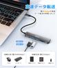 USB Hub HDMI Output 5Gbps USB USB 100W PD Docking Compatible with and Working from Home Type-C [4K & High-Speed Transfer] 6-in-1 Hub, 3.0, SD/TF