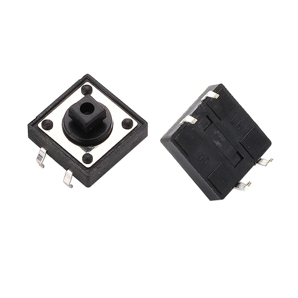 Tactile Push Button Switch Momentary 12*12*7.3MM Micro Switch Button with Knob White Black Yellow Blue Red Kit 12x12x7.3mm