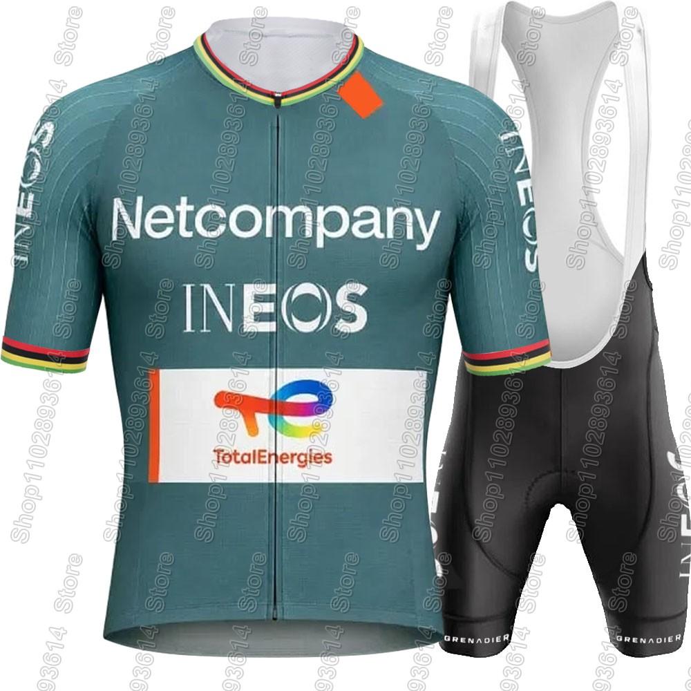 Netcompany-Ineos Komandas Riteņbraukšanas Džersija Komplekts Giro