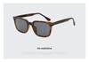 Elegant Men's Square Frame Sunglasses 6296 - Modern European American Design, Slimming Effect, UV Protection, Unisex Versatile.