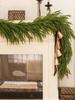 1.8M Artificial Norfolk Pine Garlands Real Touch Winter Pine Green Garland Table Mantle Wall Indoor Outdoor Christmas Decoration