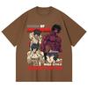 230 Gsm 100% Cotton Baki V5 Ohma Print Unisex Heavy Cotton T Shirt