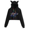 Stray Kids "I Am You" Damen Kapuzenpullover mit Katzenohren