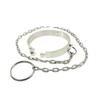 Abschließbares Halsband aus Edelstahl Metallkette Leine Fesselung Knechtschaft Fessel für Erwachsene Spiele Erotisches Sexspielzeug für Paare