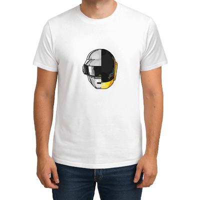 Daft Punk T-Shirts Schweres T-Shirt Herren - Weiße Oberteile T-Shirt