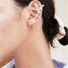 Simple Butterfly Ear Hanging Women'S Ear Clips Without Ear Piercings, High-End Niche Earbone Clips, Earrings, Long Fringed Elf Earrings, Tide
