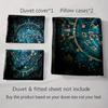 Aztec-inspired circular motif Bedding Duvet cover sets Duvet covers Pillowcases gifts (1 * Duvet Cover 2 * Pillowcases, without duvet insert)