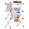 Retractable Floor Rack Hanger Coat Rack Multi-ayer Clothes Drying Rack Clothes Horse Home Drying Room Organizer Shelf