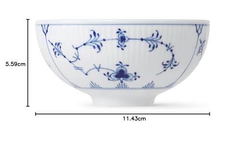 [Officially Imported] Royal Copenhagen Blue Fluted Plain Rice Bowls, 300ml, Pair (2 Bowls), Wedding Gift, 1062491