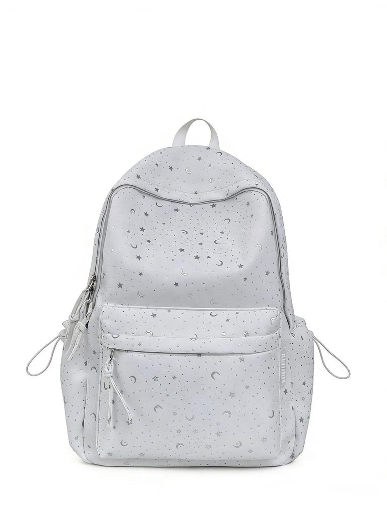 Schoolbag Japanese College Style, Large Capacity, High Value, Cute Stars, Junior High School Students, Schoolbags, Commuting Backpacks, Women