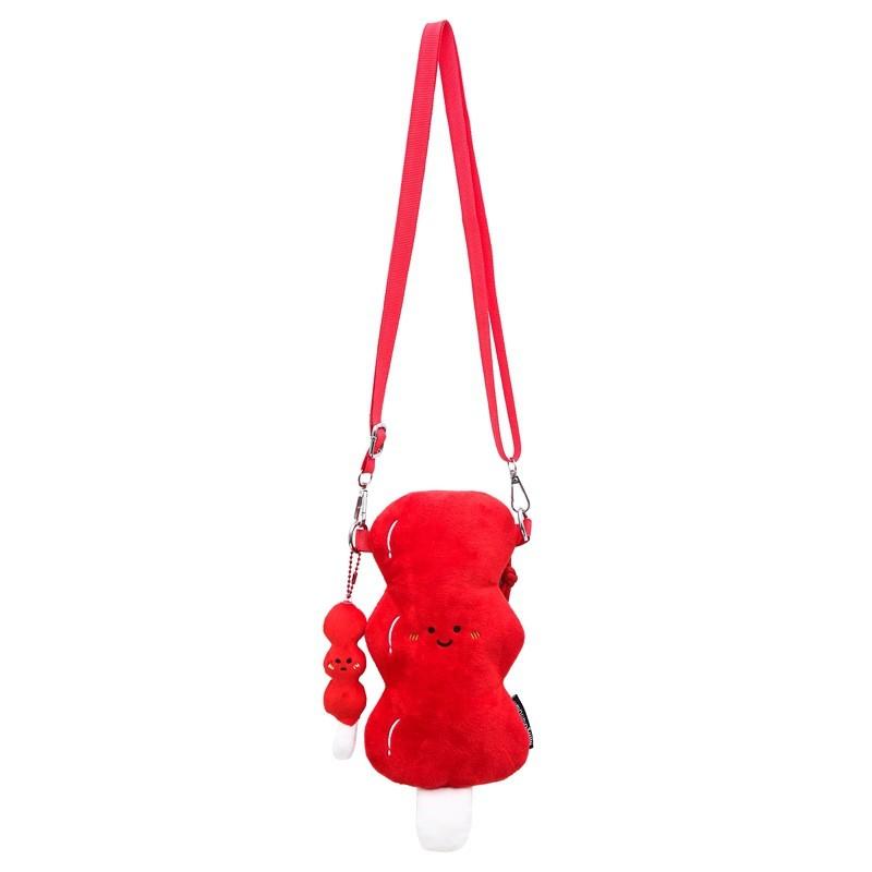 

Shoulder Bingtanghulu Bag With Zipper Design And Adjustable Shoulder Straps