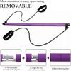 Portable Pilates Exercise Bar Stick,pilates Bar Kit With Resistance Band Exercise Stick