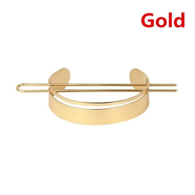 1Pc Women Girls Hair Accessories Minimalist Half Circle U-shaped Hairpin Hair Stick