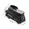 2L Bicycle Phone Front Frame Bag Waterproof Bike Frame Front Tube Bag Hard Casing Bike Bag for Phones Under 8 Inch